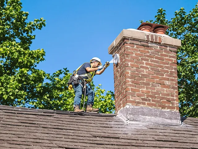 Barrington Chimney Sweep performing an inspection with advanced tools in Barrington, RI