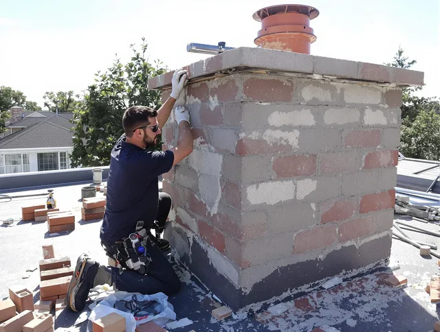 Advanced chimney repair process by Barrington Chimney Sweep in Barrington, RI